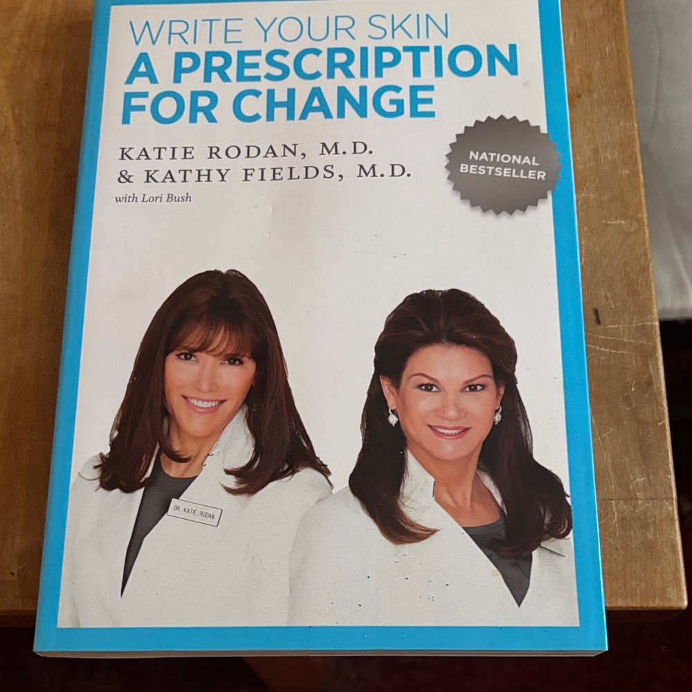 Rodan + Fields Skincare Book - Blue and White